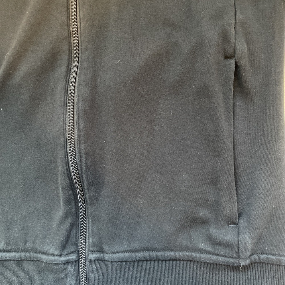 Polo Ralph Lauren Baseball Track Jacket Size S Athliesure Black Cotton Full Zip - Picture 14 of 16